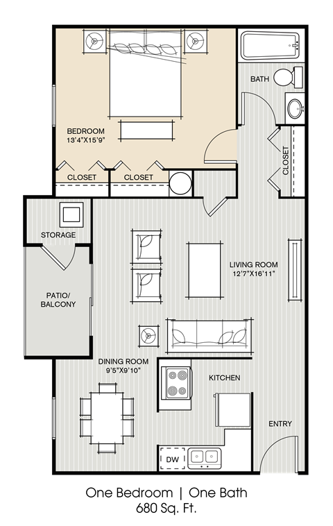 floor plan of the upper level of a 555 sq ft house